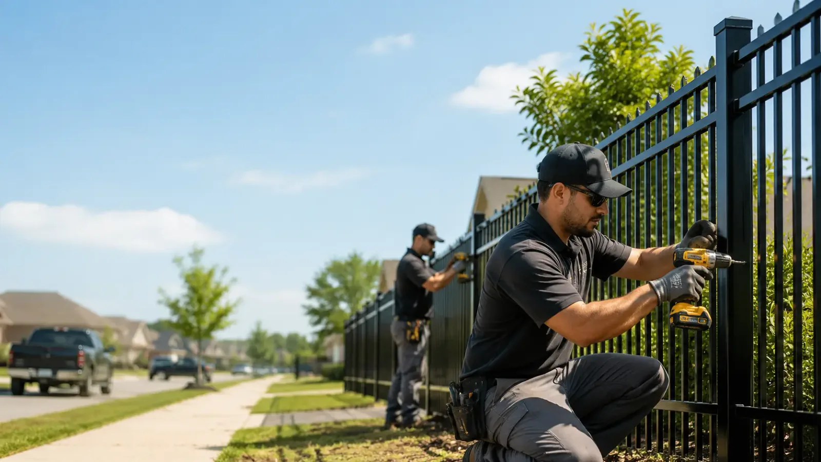 Metal Fence Installation in Plympton, MA
